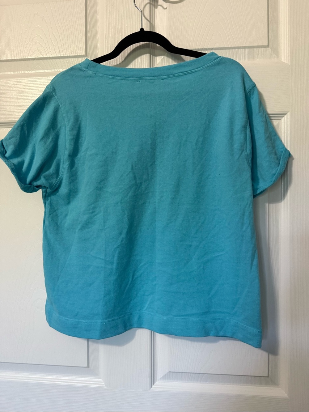 LAUREN Ralph Lauren Cotton Blend Women’s Short Sleeve Sweatshirt- M - Picture 5 of 6